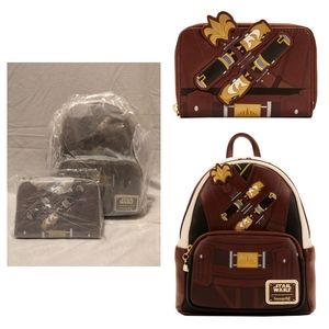 Star Cosplay Loungefly Mini Backpack and Wallet New with tags